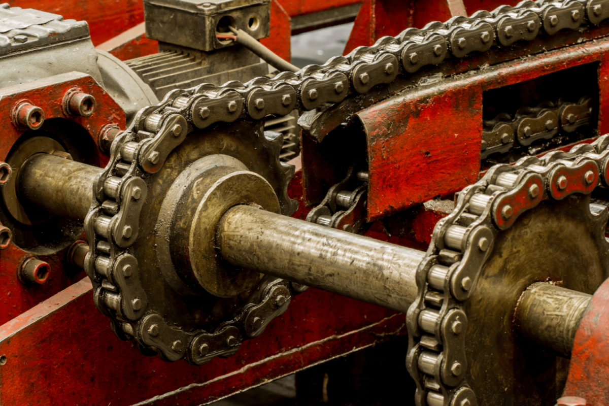 Sprocket and roller chain working principle Sprockets and Gears